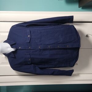 Men's LandsEnd Flannel  Lined Jacket Medium